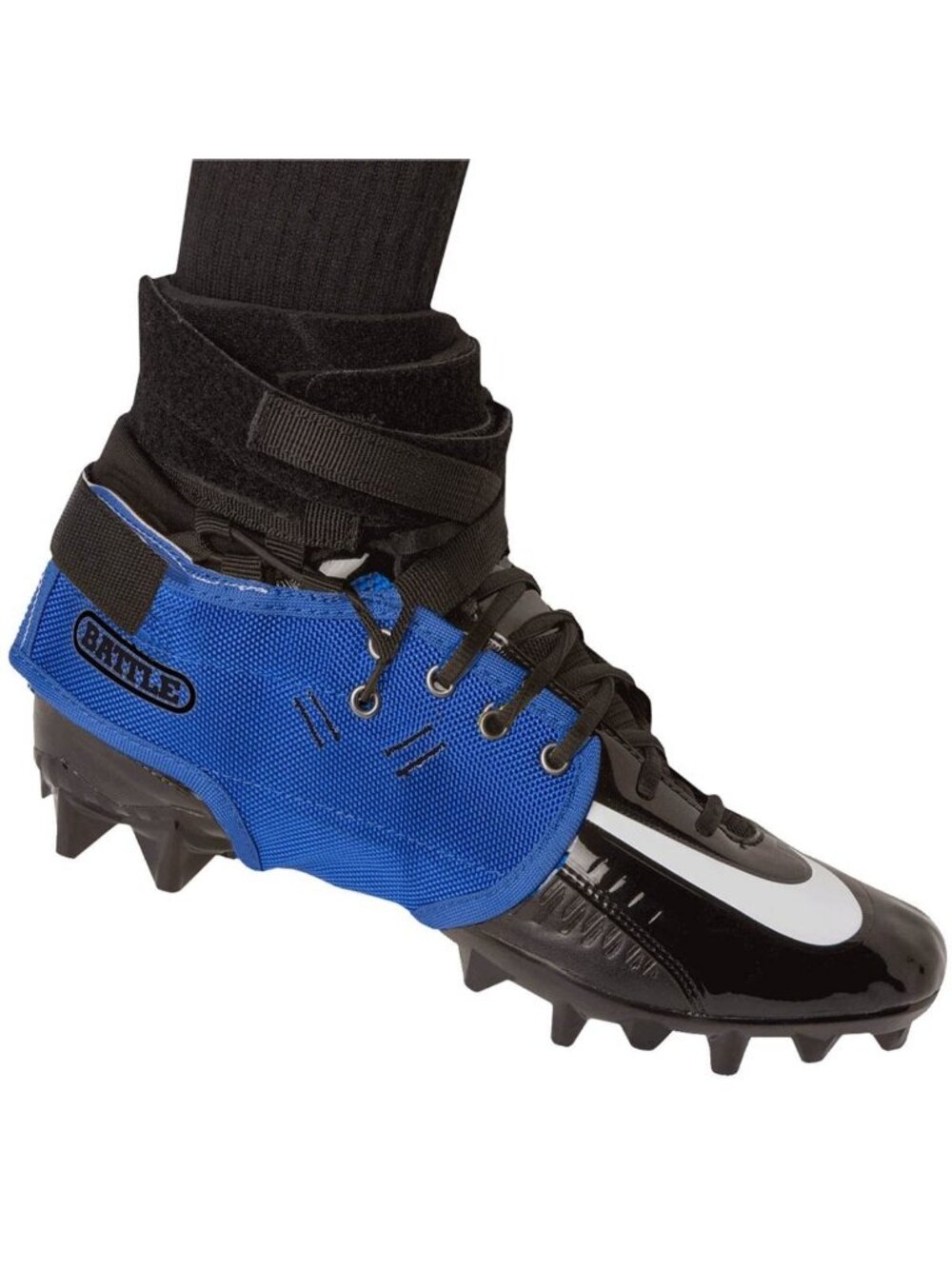 Battle Sports XFAST Over the Cleat Ankle Support System Blue - Size X-Large XL